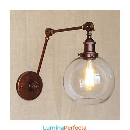 Aplice de Perete Leagăn de Leagăn Aplice de Lectură Cristal Mini Stil Rustic Lodge Metal Aplice de Perete Leagăn de Leagăn Aplice de Lectură Cristal Mini Stil Rustic Lodge Metal