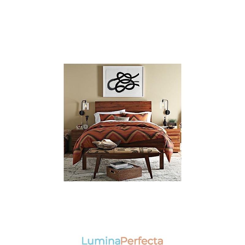 Lampă de perete modernă cu abajur de sticlă