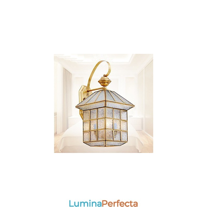 Lampă de exterior Lampă de grădină Lampă de exterior Lampă plină de cupru D