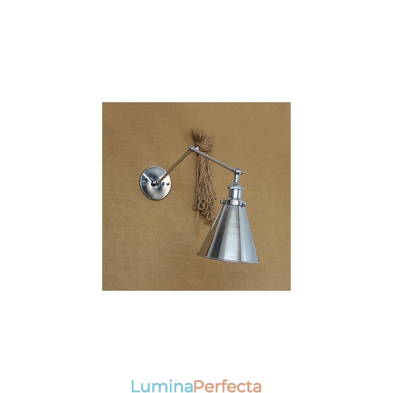 Aplice de perete Leagăn de lumini Aplici de lectură în stil Mini rustic Lodge Metal