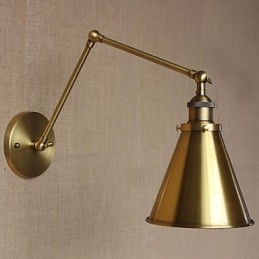 Aplice de perete Leagăn de lumini Aplici de lectură în stil Mini rustic Lodge Metal