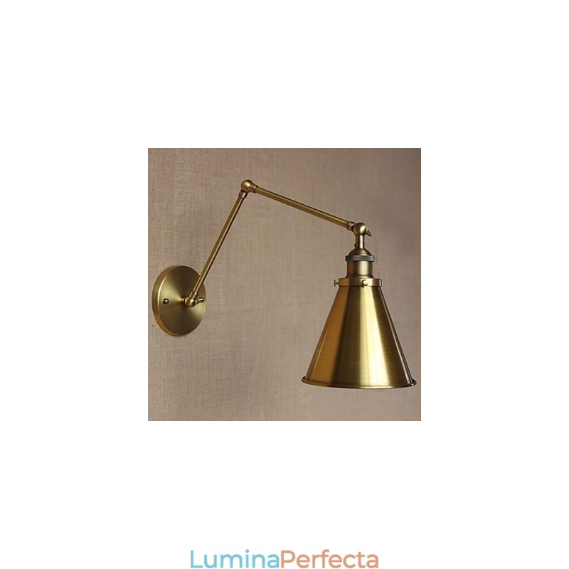 Aplice de perete Leagăn de lumini Aplici de lectură în stil Mini rustic Lodge Metal