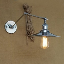 Aplice de perete Lumini balansoare Aplice de lectură Mini stil rustic Lodge Metal