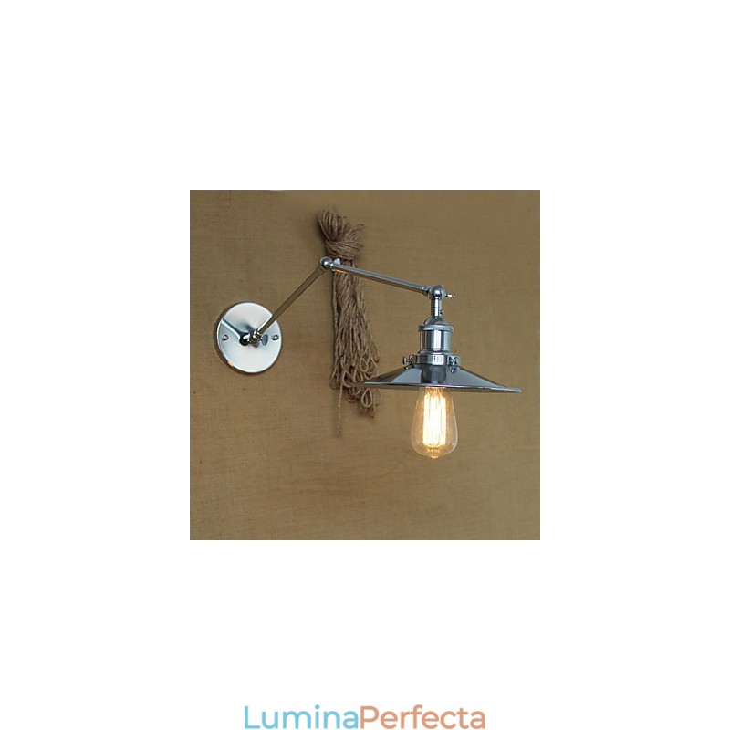 Aplice de perete Lumini balansoare Aplice de lectură Mini stil rustic Lodge Metal