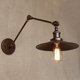 Aplice de perete Lumini balansoare Aplice de lectură Mini stil rustic Lodge Metal