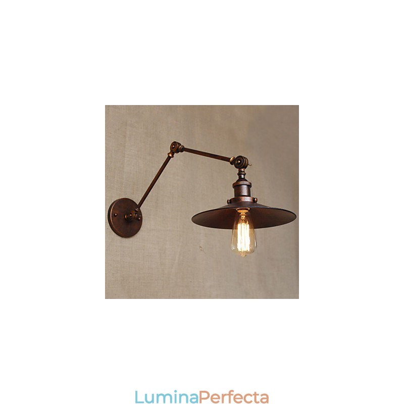 Aplice de perete Lumini balansoare Aplice de lectură Mini stil rustic Lodge Metal