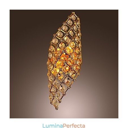 Aplică artistică din cristal cu 2 lumini Aplică artistică din cristal cu 2 lumini