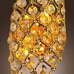 Aplică artistică din cristal cu 2 lumini
