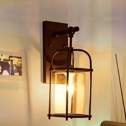 Lămpi creative cu aspect industrial. Lămpi de perete în stil nord-american cu bec Edison Flute. Lumini decorative pentru bar
