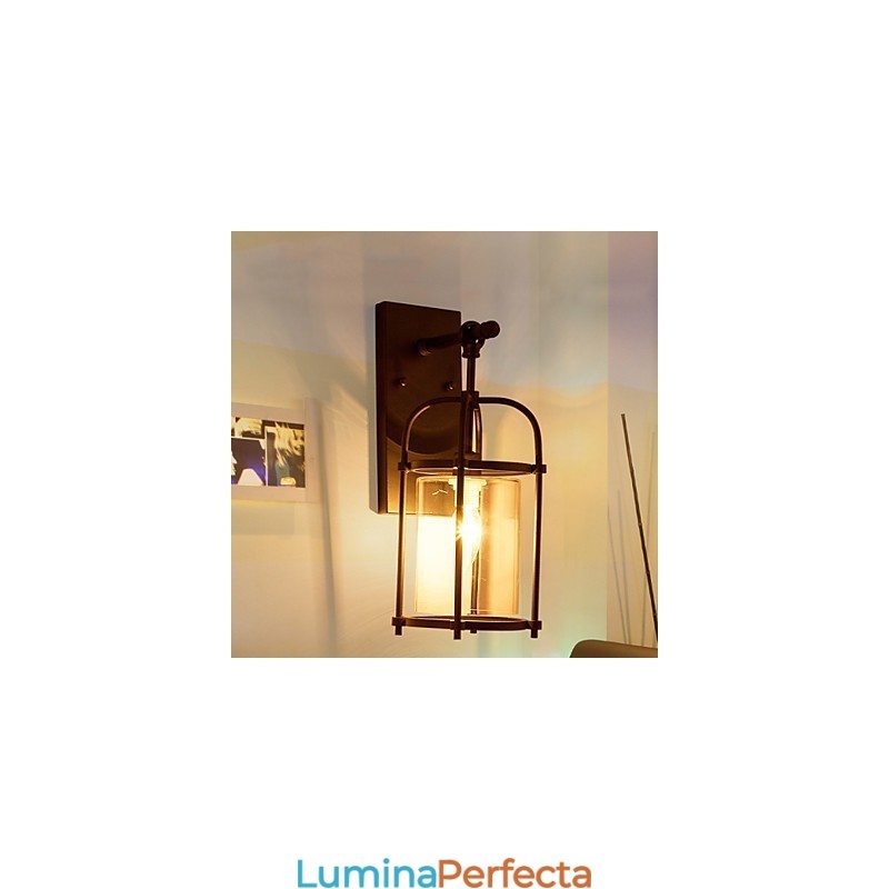 Lămpi creative cu aspect industrial. Lămpi de perete în stil nord-american cu bec Edison Flute. Lumini decorative pentru bar