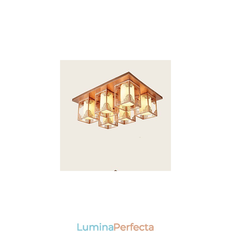 Un stil chinezesc Lămpi Fier Plafon Iluminat Atmosferă