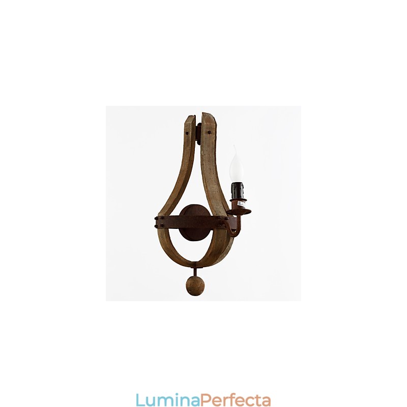 Applique Stil Mini Rustic Lodge Lemn Bambus