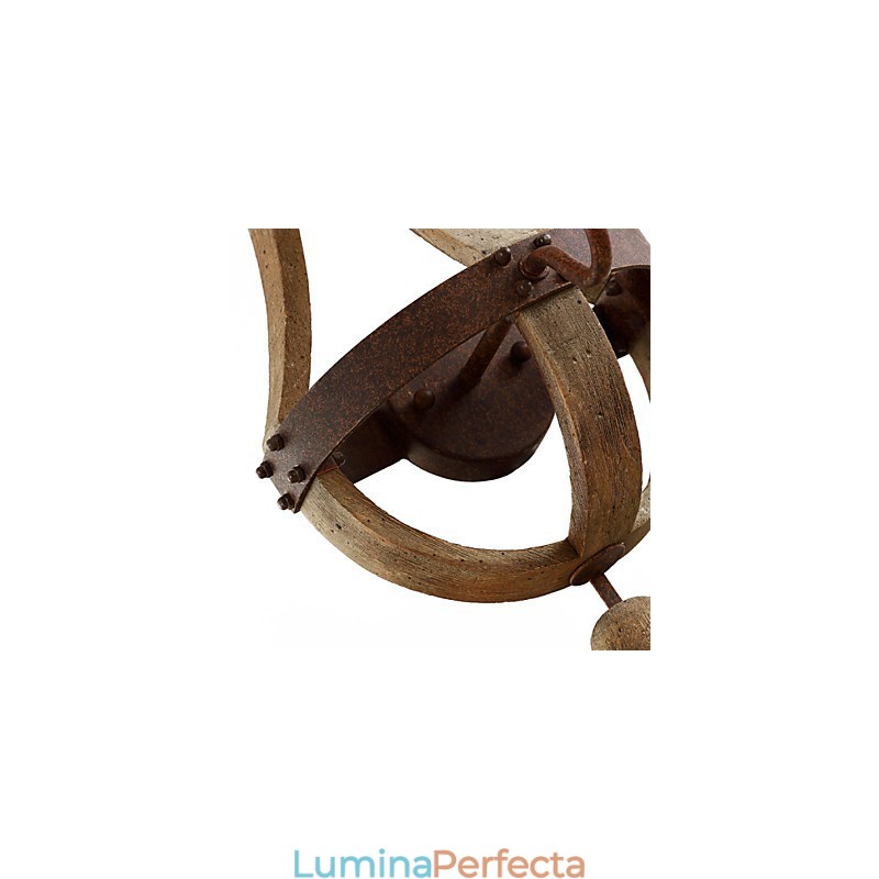 Applique Stil Mini Rustic Lodge Lemn Bambus