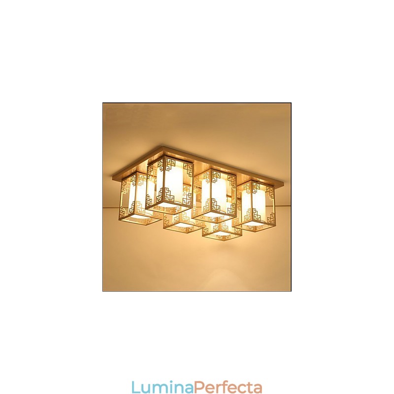 Un stil chinezesc Lămpi Fier Plafon Iluminat Atmosferă