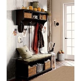 Lampă de perete din fier inspirată din natură cu abajur din sticlă transparentă