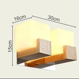 Aplice de perete Mini stil modern contemporan din lemn de bambus