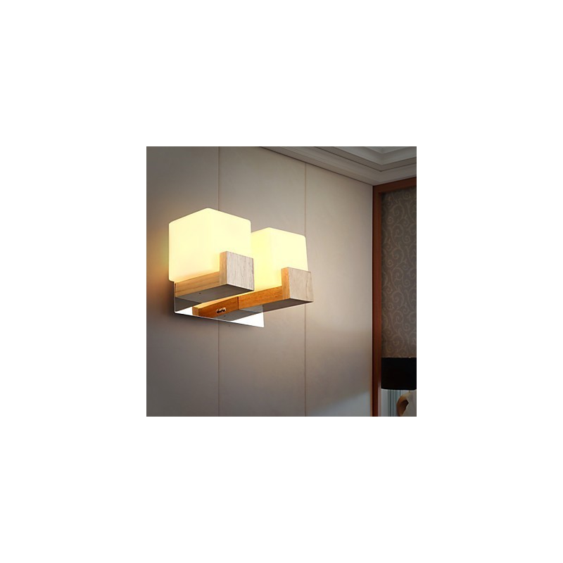 Aplice de perete Mini stil modern contemporan din lemn de bambus