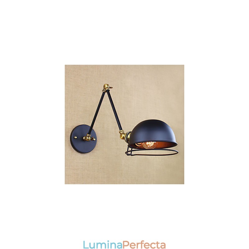 Aplice de perete Leagăn de lumini Aplici de lectură în stil Mini rustic Lodge Metal