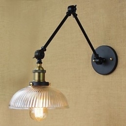Aplice de perete Lumini balansoare Aplice de lectură Mini stil rustic Lodge Metal