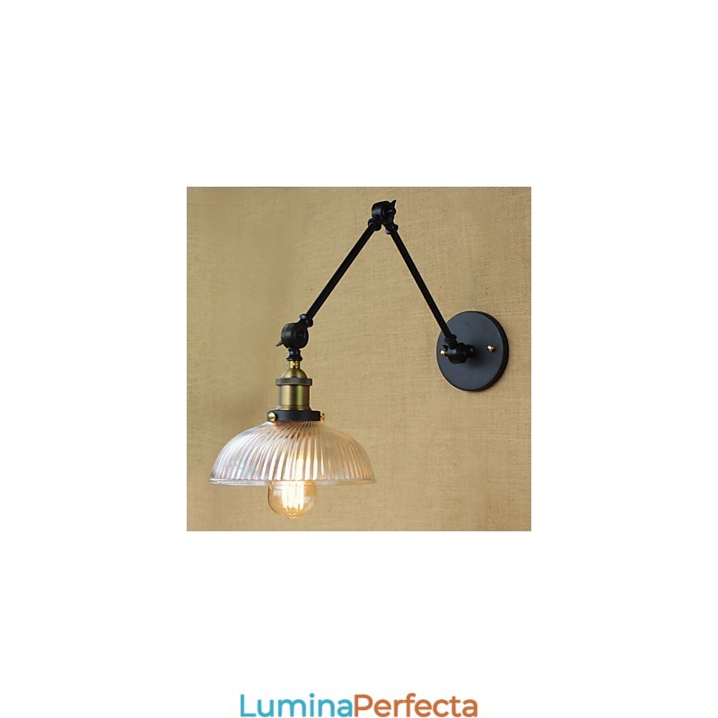 Aplice de perete Lumini balansoare Aplice de lectură Mini stil rustic Lodge Metal