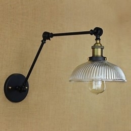 Aplice de perete Lumini balansoare Aplice de lectură Mini stil rustic Lodge Metal