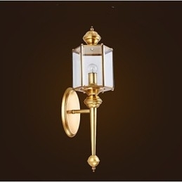 Lampă de grădină Lampă plină de cupru Lampă de exterior Lampă rezistentă la apă B
