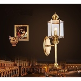 Lampă de grădină Lampă plină de cupru Lampă de exterior Lampă rezistentă la apă B