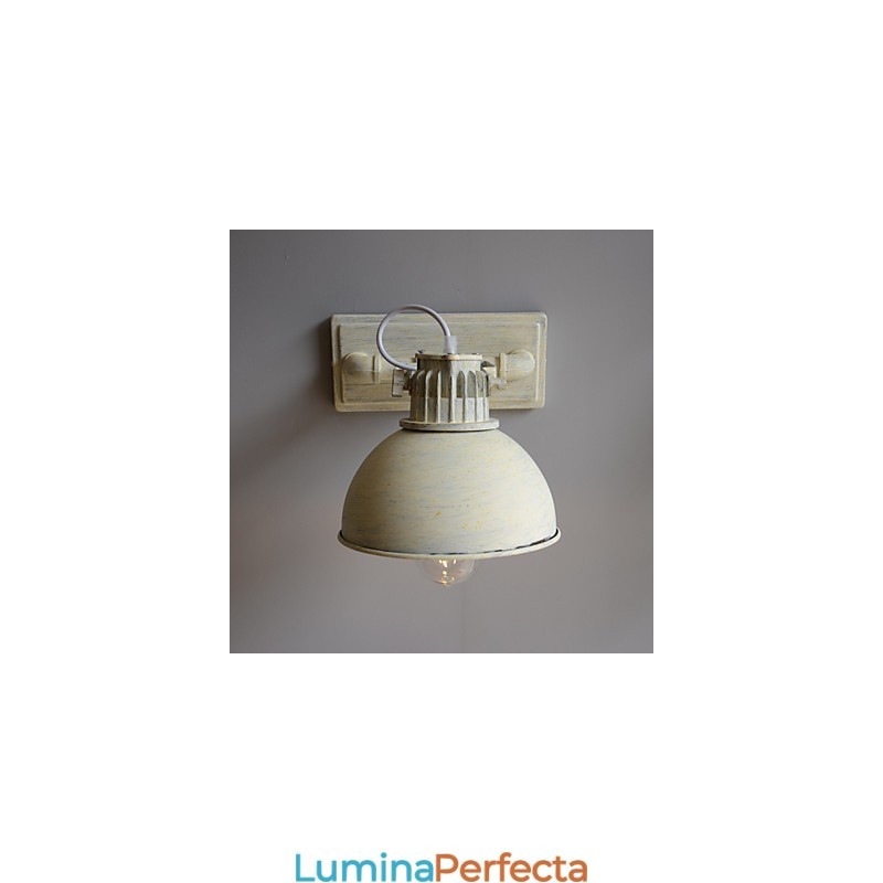 Lampă de perete nostalgică, vintage, din fier, pentru culoar, pentru balcon, aplice de perete din fier forjat din Europa de Nord