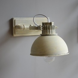 Lampă de perete nostalgică, vintage, din fier, pentru culoar, pentru balcon, aplice de perete din fier forjat din Europa de Nord