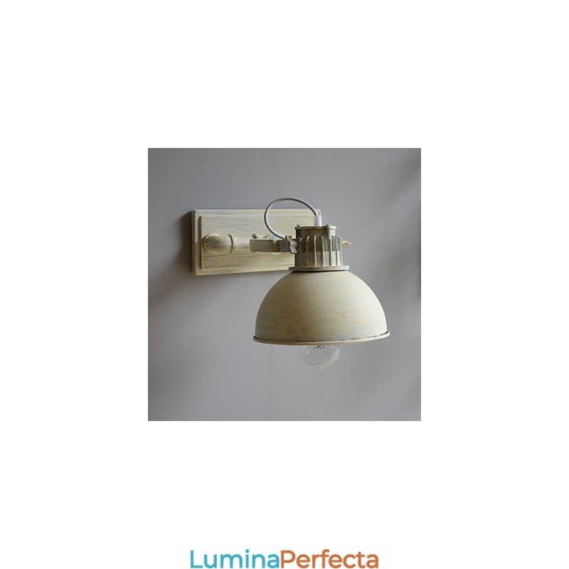 Lampă de perete nostalgică, vintage, din fier, pentru culoar, pentru balcon, aplice de perete din fier forjat din Europa de Nord