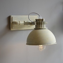 Lampă de perete nostalgică, vintage, din fier, pentru culoar, pentru balcon, aplice de perete din fier forjat din Europa de Nord