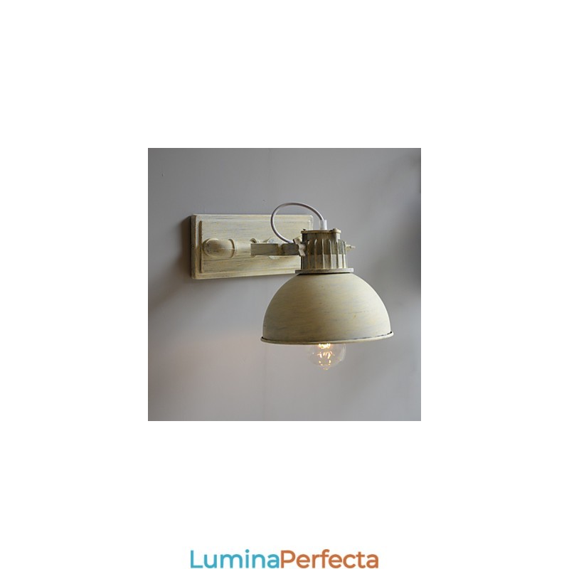 Lampă de perete nostalgică, vintage, din fier, pentru culoar, pentru balcon, aplice de perete din fier forjat din Europa de Nord