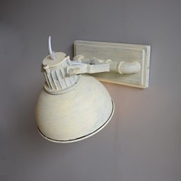 Lampă de perete nostalgică, vintage, din fier, pentru culoar, pentru balcon, aplice de perete din fier forjat din Europa de Nord