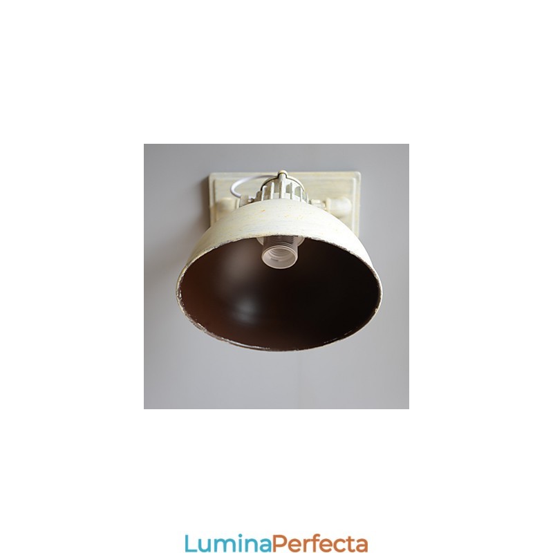 Lampă de perete nostalgică, vintage, din fier, pentru culoar, pentru balcon, aplice de perete din fier forjat din Europa de Nord