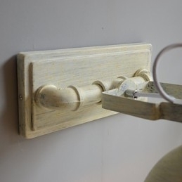 Lampă de perete nostalgică, vintage, din fier, pentru culoar, pentru balcon, aplice de perete din fier forjat din Europa de Nord