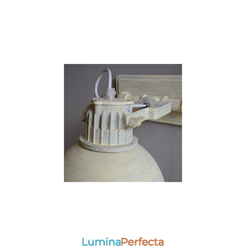 Lampă de perete nostalgică, vintage, din fier, pentru culoar, pentru balcon, aplice de perete din fier forjat din Europa de Nord