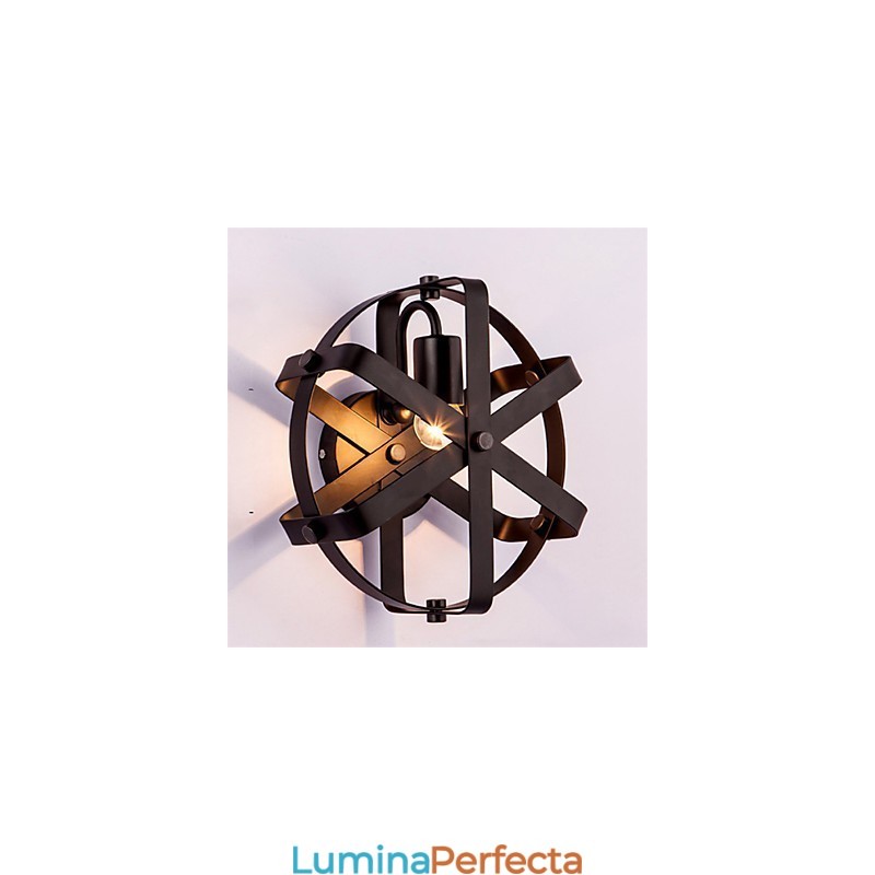 Aplic de perete rotund industrial nou stil vintage balcon mansardă intrare hol dormitor