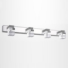 Aplice de perete Iluminat pentru baie Spalatoare de perete Cristal Mini stil Modern Contemporan Metal