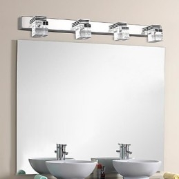 Aplice de perete Iluminat pentru baie Spalatoare de perete Cristal Mini stil Modern Contemporan Metal