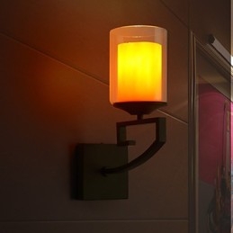 Retro Sticla Simplu Un singur Cap Lampa Applique Cristal Modern Contemporan Metal