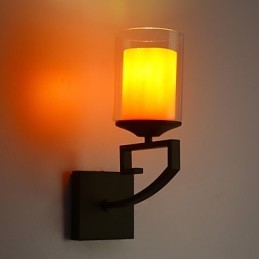 Retro Sticla Simplu Un singur Cap Lampa Applique Cristal Modern Contemporan Metal
