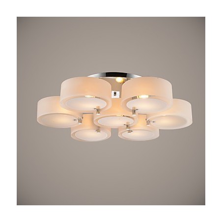 Plafoniera încastrabilă, modernă, contemporană, cu 7 lumini, metal Plafoniera încastrabilă, modernă, contemporană, cu 7 lumini, metal