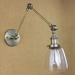 Retro Vintage Exclusiv Holul Hotel Dormitor Noptiera RACK Applic decorativ de perete din bronz antic