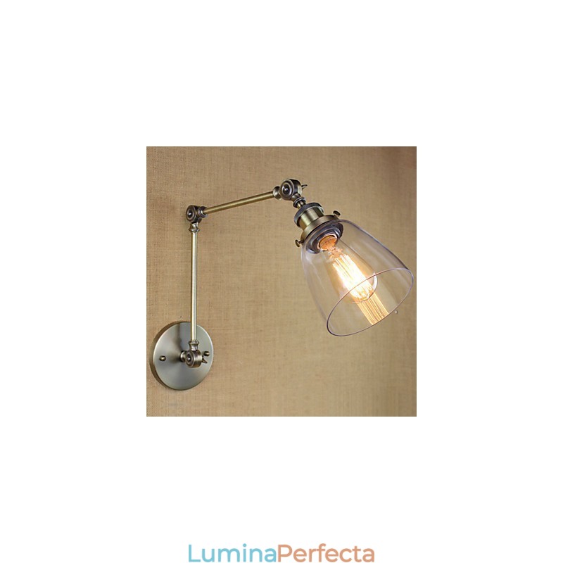 Retro Vintage Exclusiv Holul Hotel Dormitor Noptiera RACK Applic decorativ de perete din bronz antic