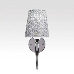 Lampă de noptieră argintie Lămpi de perete de citire Capcană sanitară Fundal Lumină oglindă