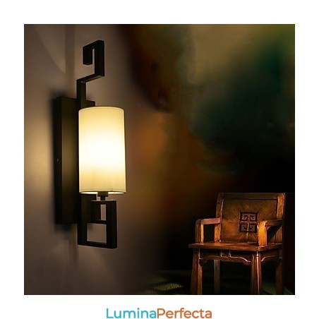 Lampă Antică Modernă În Stil American Sufragerie Dormitor Camere Hotel Lampă De Perete Pânză Albă Lampă Antică Modernă În Stil American Sufragerie Dormitor Camere Hotel Lampă De Perete Pânză Albă