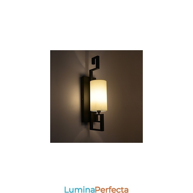 Lampă Antică Modernă În Stil American Sufragerie Dormitor Camere Hotel Lampă De Perete Pânză Albă