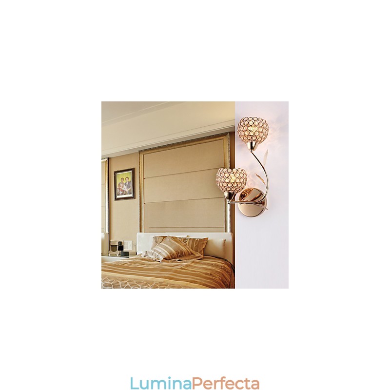 Aplice Aplice Lectură Cristal Mini Stil Modern Contemporan Metal