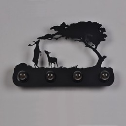 4 Lumini American Village Pastoral Stil LOFT Dormitor Coridoare Fier Retro Vehicule Perete