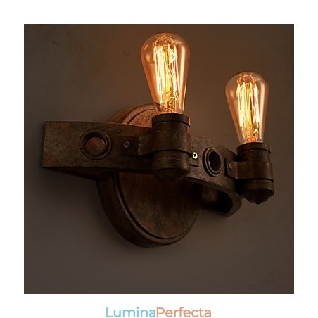 American Creativ Restaurator Ancient Ways Fier forjat Lună Plină Machete Lampă de perete American Creativ Restaurator Ancient Ways Fier forjat Lună Plină Machete Lampă de perete